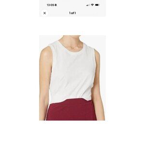 The Drop Women's Nicole Crew-Neck  Tank Top 100% Cotton NEW Small Muscle T G